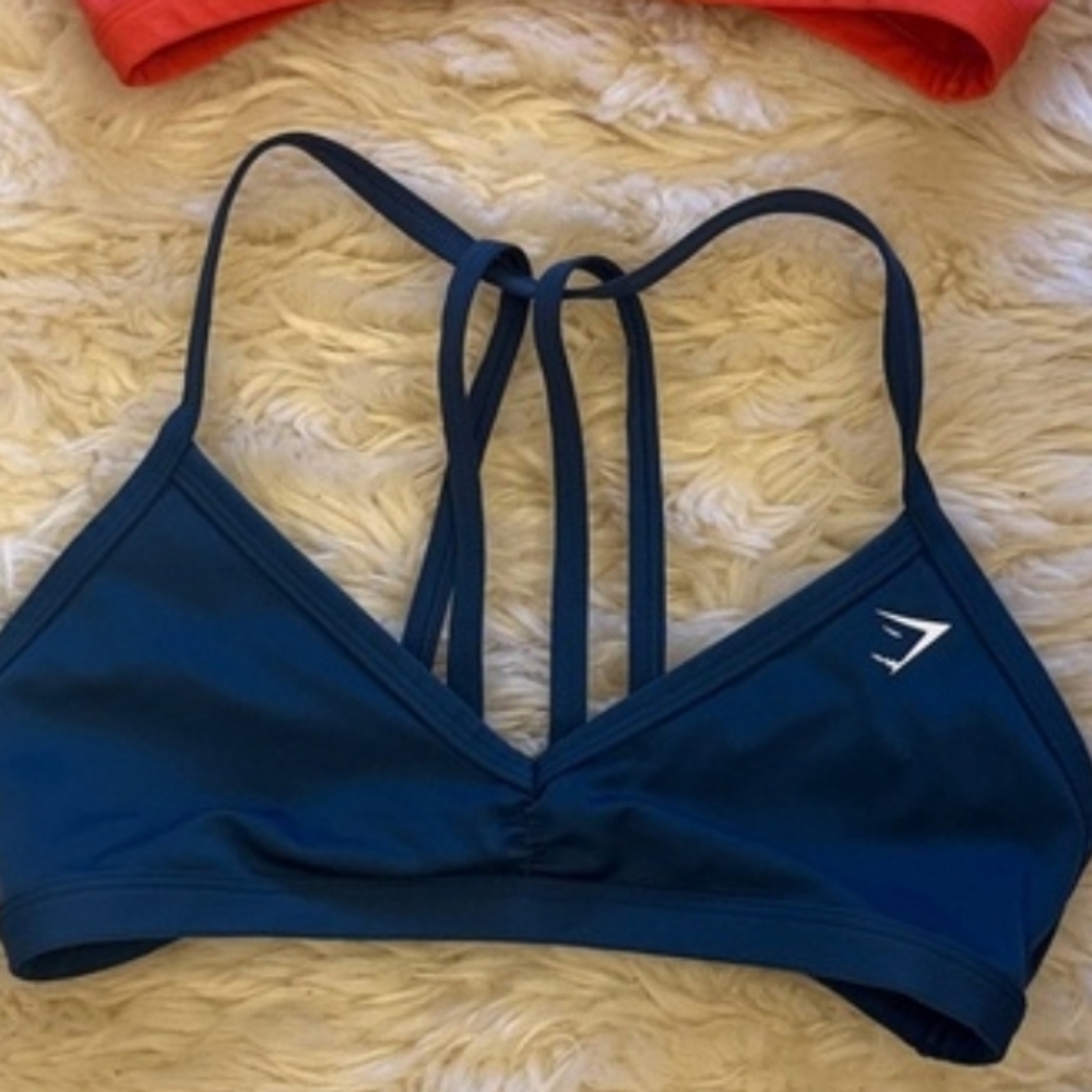 Navy Blue Sports Bra